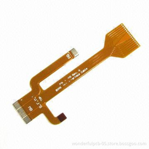 Four-layer FPC with ENIG Surface Finish and PI 0.2mm Thickness